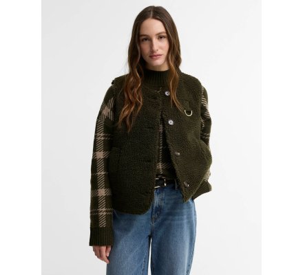 Gilet polaire femme Bowes Fleece vert BARBOUR