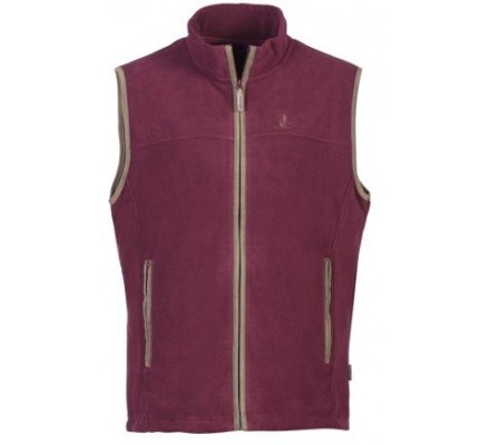Gilet polaire Scotland bordeaux PERCUSSION