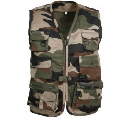 Gilet enfant camouflage Reporter PERCUSSION