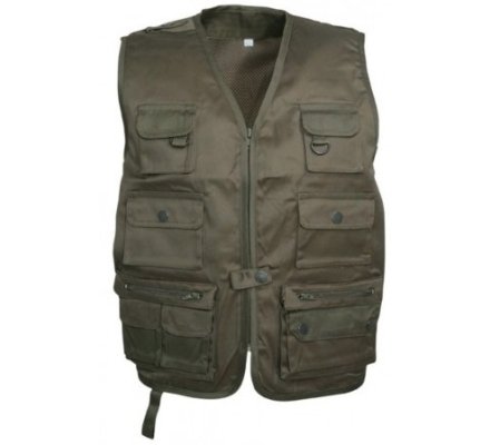 Gilet kaki enfant Reporter PERCUSSION