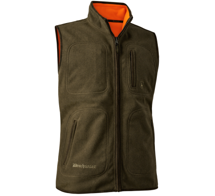 Gilet polaire Gamekeeper réversible orange Deerhunter