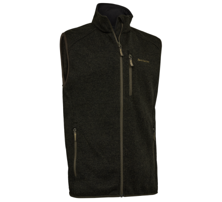 Gilet tricoté Moor kaki DEERHUNTER