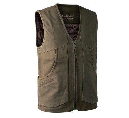 Gilet de chasse cuir deals