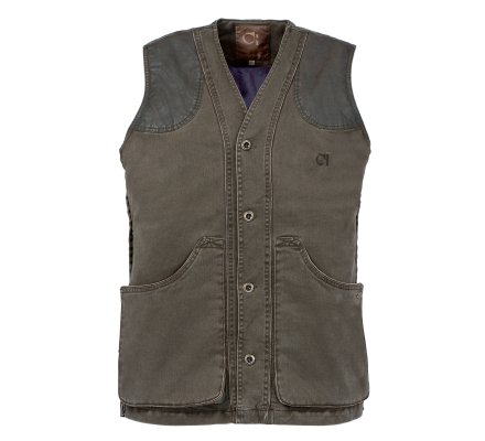 Gilet de chasse sans manches Brenne Club Interchasse