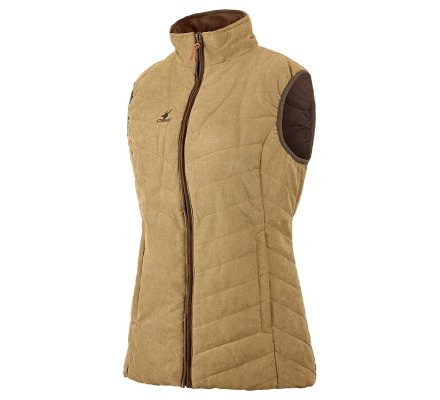 Gilet de chasse femme AUDIERNE Camel Stagunt