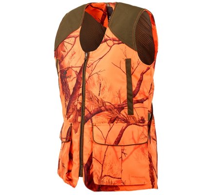 Gilet de chasse femme camo orange Milano Stagunt