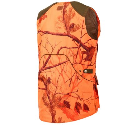 Gilet de chasse femme camo orange Milano Stagunt