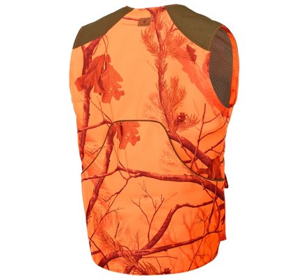 Gilet de chasse Orange camo Milano Stagunt