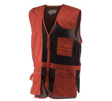 Gilet de tir ambidextre rouge