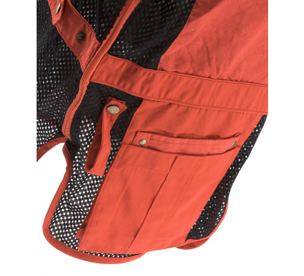 Gilet de tir ambidextre rouge