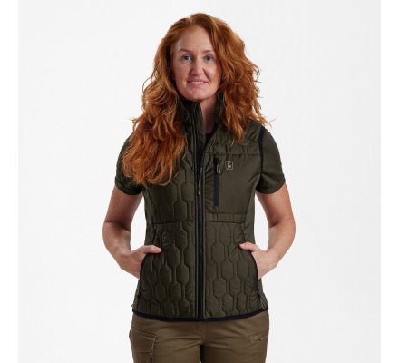 Gilet Mossdale Quilted kaki femme Deerhunter