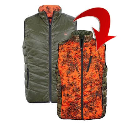 Gilet camouflage réversible blaze Léopard Pro Hunt VERNEY CARRON