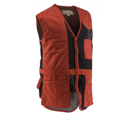 Gilet de tir ambidextre rouge