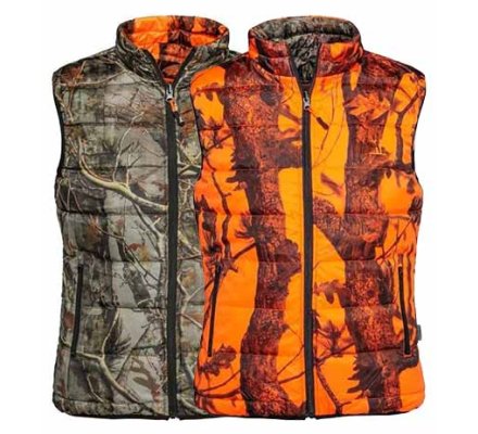 Gilet de chasse sans manches chaud réversible Percussion