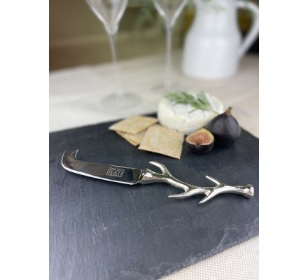 Couteau à fromage motif bois de cerf 