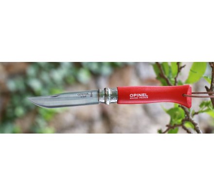 Couteau Opinel Baroudeur Rouge N°8 