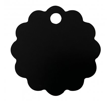 Médaille nuage gravée colorée 3 cm
