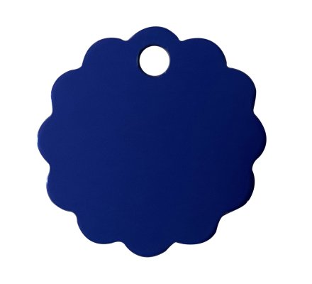 Médaille nuage gravée colorée 3 cm