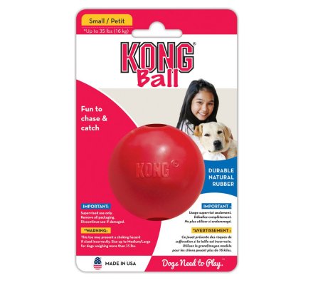 Jouet pour chien rouge KONG Ball 