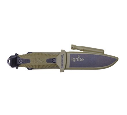 Couteau fixe Ignite fixe noir & kaki Browning 