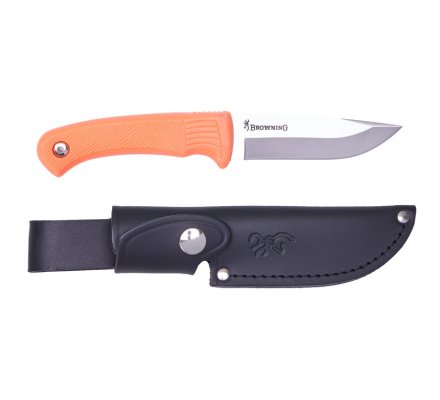 Couteau fixe Pro Hunter orange fluo Browning 