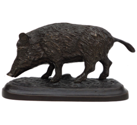 Bronze Sanglier petit modèle LOVERGREEN