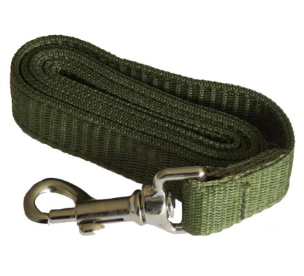 Laisse à sangle cousue 1m50 Kaki
