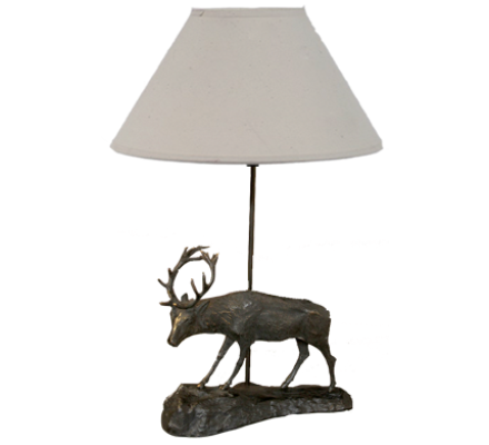 Lampe cerf grand modèle