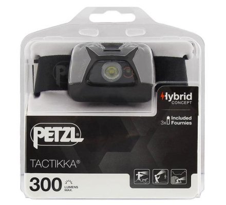 Lampe frontale Tactikka noir PETZL