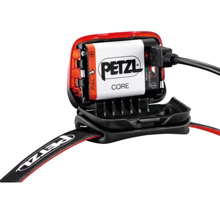 Lampe Frontale rechargeable rouge Actik Core PETZL