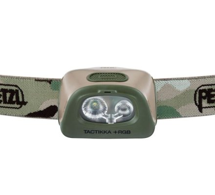 Lampe Frontale Tactikka + RGB camouflage PETZL