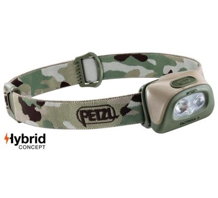 Lampe frontale camouflage Tactikka + PETZL