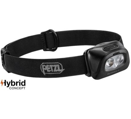 Lampe frontale noire Tactikka + PETZL