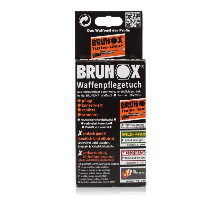 Pack de 5 lingettes d'huile Turbo-Spray Brunox 