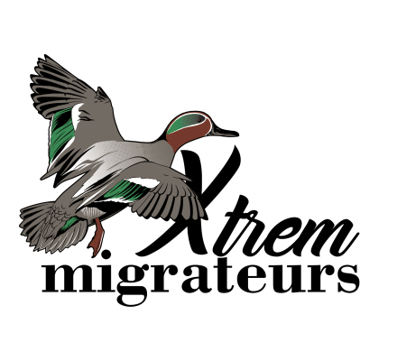 Tee-shirt canard sarcelle vert XTREM MIGRATEURS