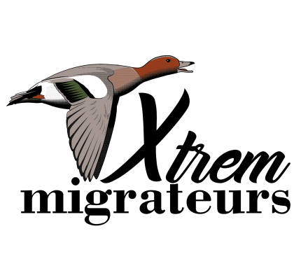 Tee-shirt canard siffleur vert XTREM MIGRATEURS