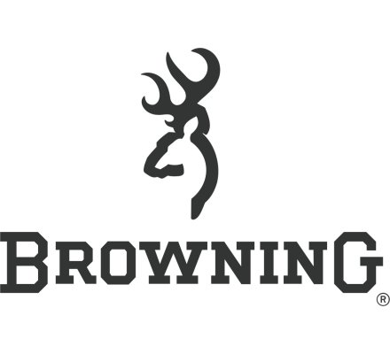 Autocollant Logo Browning Noir petit modèle