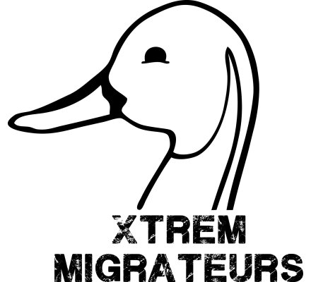 Sweat capuche Xtrem Migrateurs bicolore marron blanc