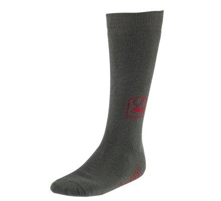 Lot de 2 paires de chaussettes longues Kaki Deerhunter
