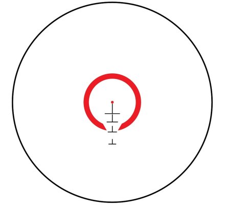Lunette de tir BUSHNELL AR OPTICS 1-8X24mm - Réticule BTR-1 SFP
