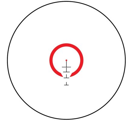 Lunette de tir BUSHNELL AR OPTICS 1-8X24mm - Réticule BTR-1 SFP