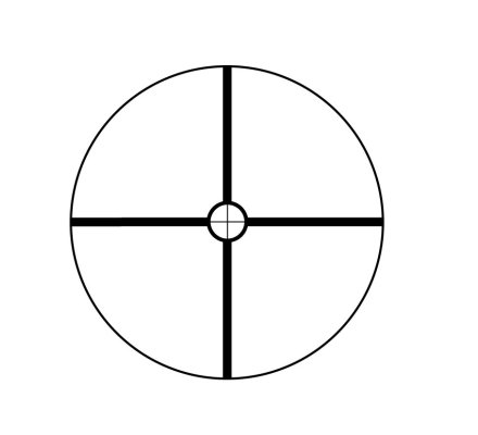 Lunette de tir Bushnell Banner 1-4X32 - Réticule Circle X