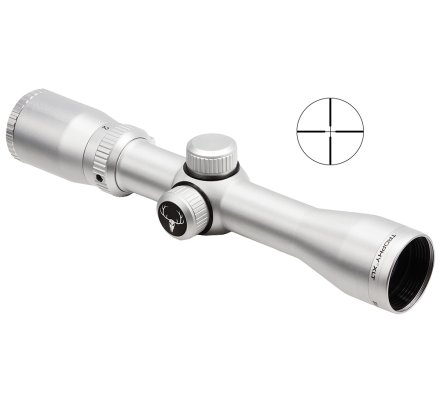 Lunette de tir Bushnell Trophy 3-9X40 - Réticule Multi X - Argent