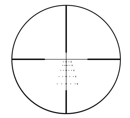 Lunette de tir Bushnell Trophy Xtreme 2,5-10X44 - Réticule DOA LR 600