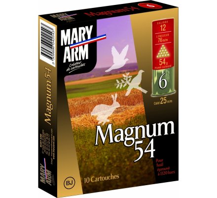 Cartouche Magnum 54 cal 12 Mary Arm