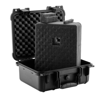 Mallette étanche medium noire IP55 avec mousse protectrice