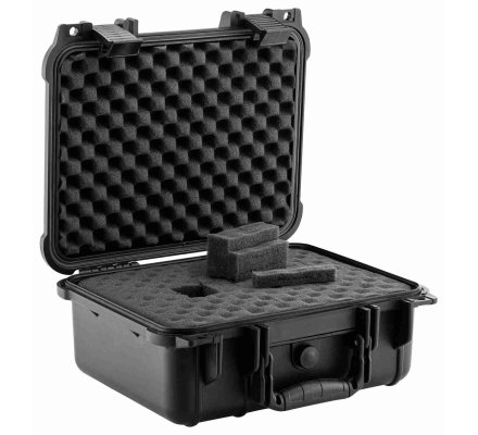 Mallette étanche medium noire IP55 avec mousse protectrice
