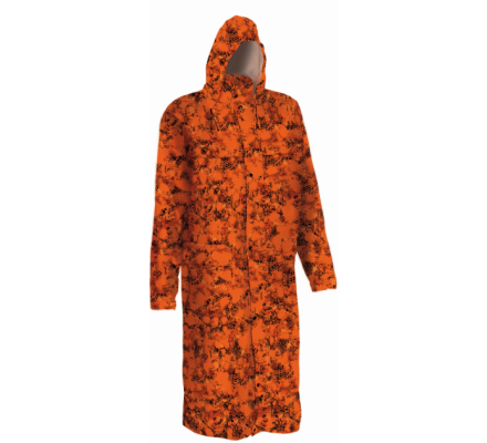 Manteau de pluie Millau Camo viper orange PRO HUNT
