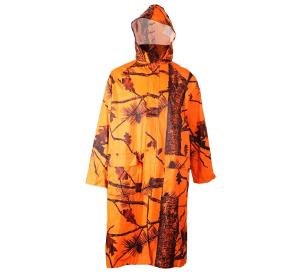 Veste de pluie camouflage orange Fire TREELAND