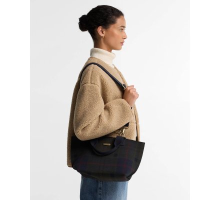 Mini Tote bag tartan Layla BARBOUR
